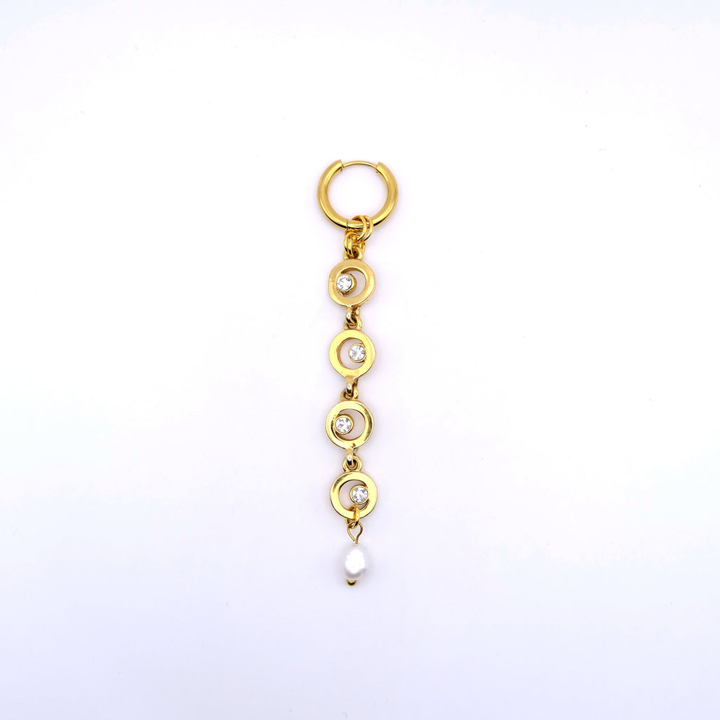 Mono boucle Golden Strass