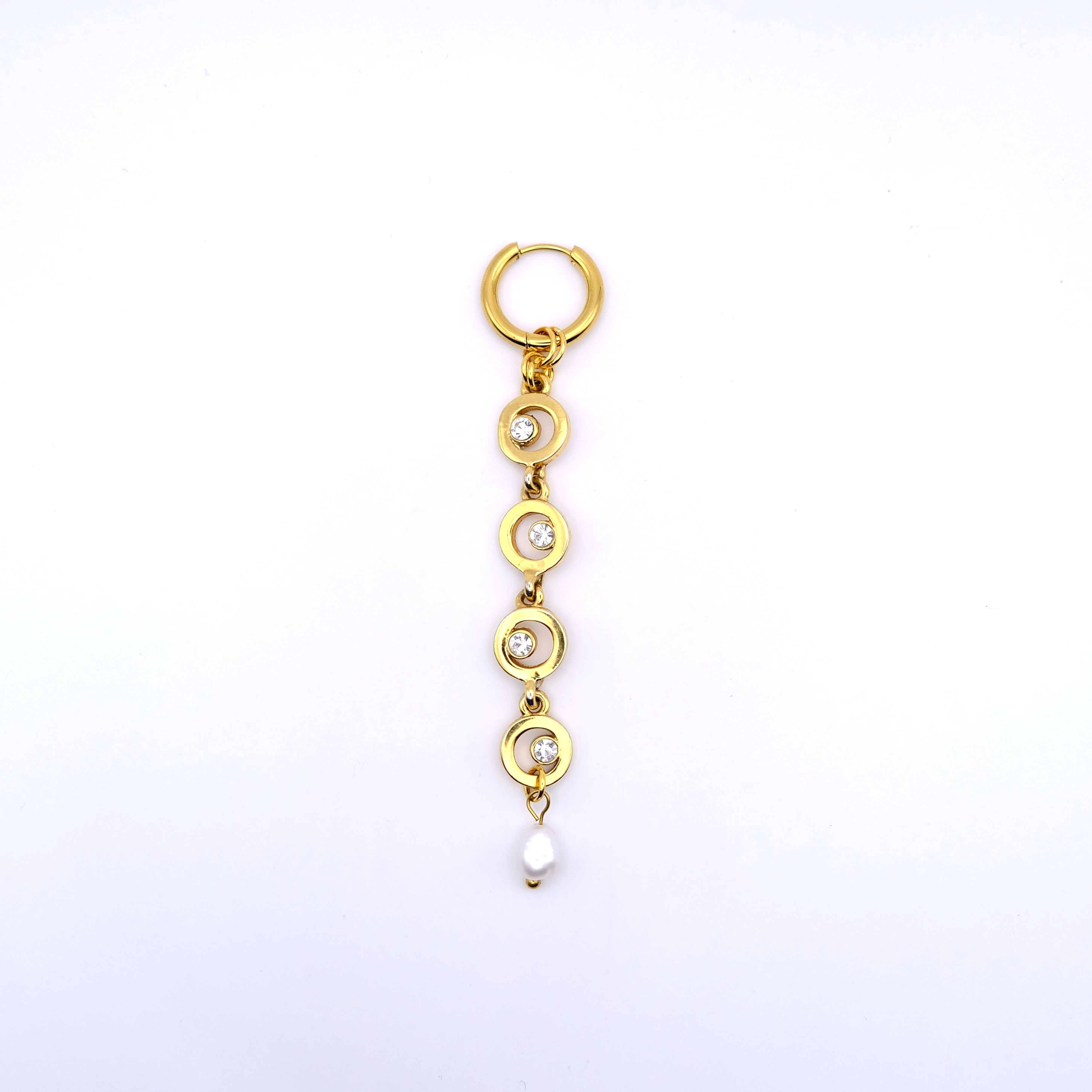 Mono boucle Golden Strass