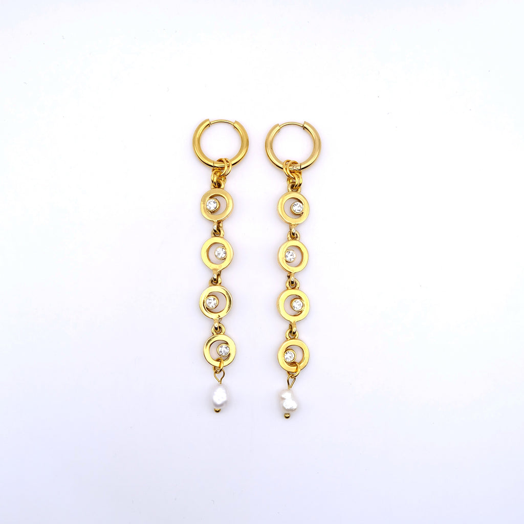 Mono boucle Golden Strass