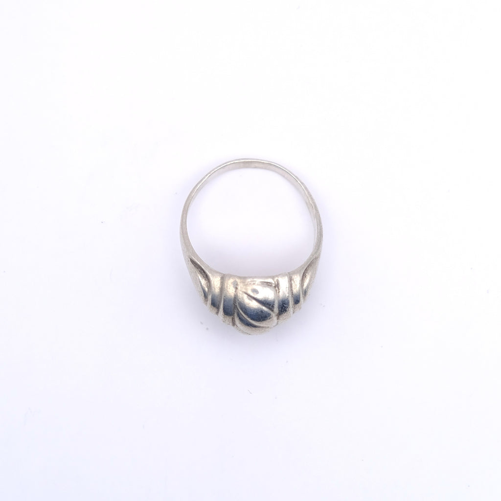 Bague Argent bombé 1960's