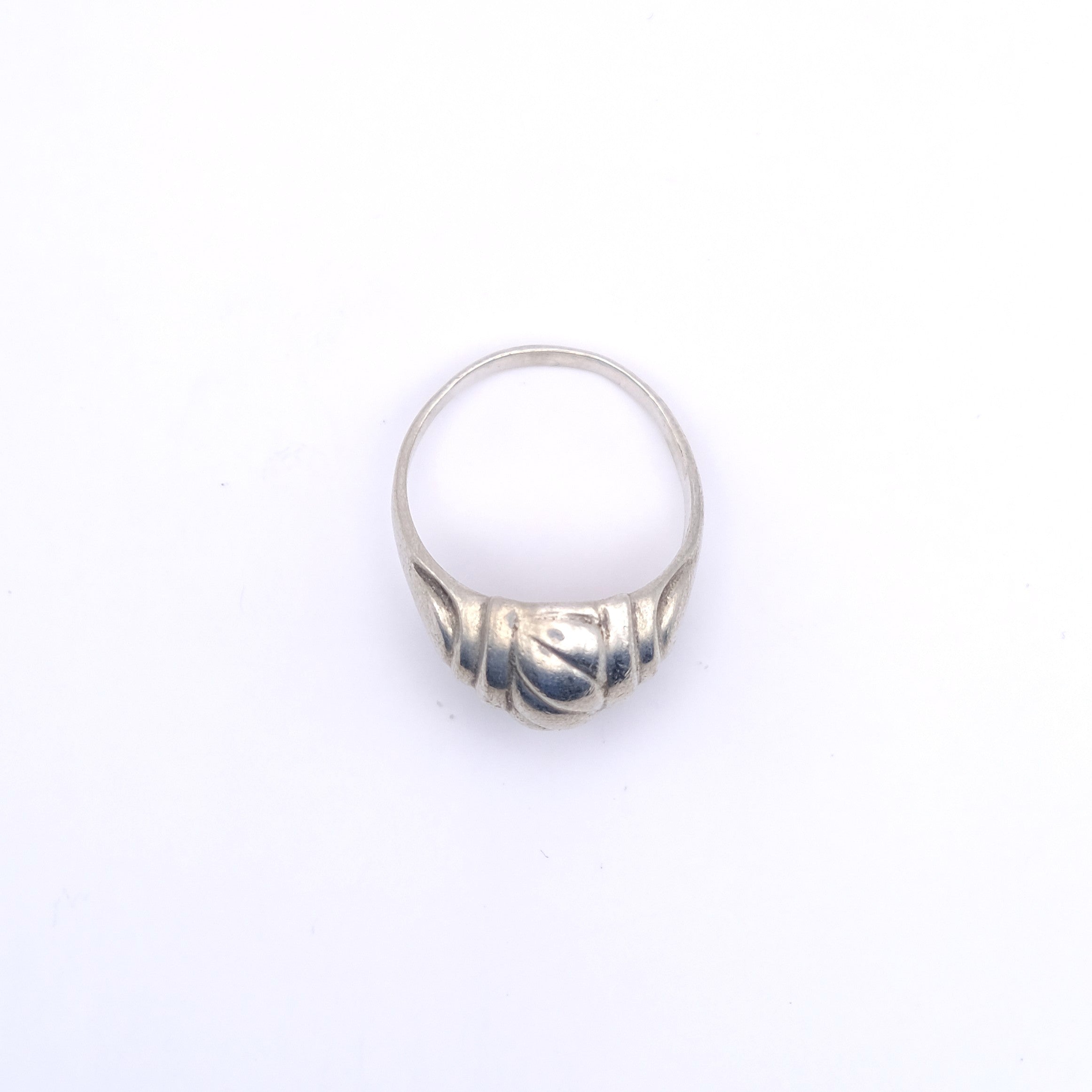 Bague Argent bombé 1960's