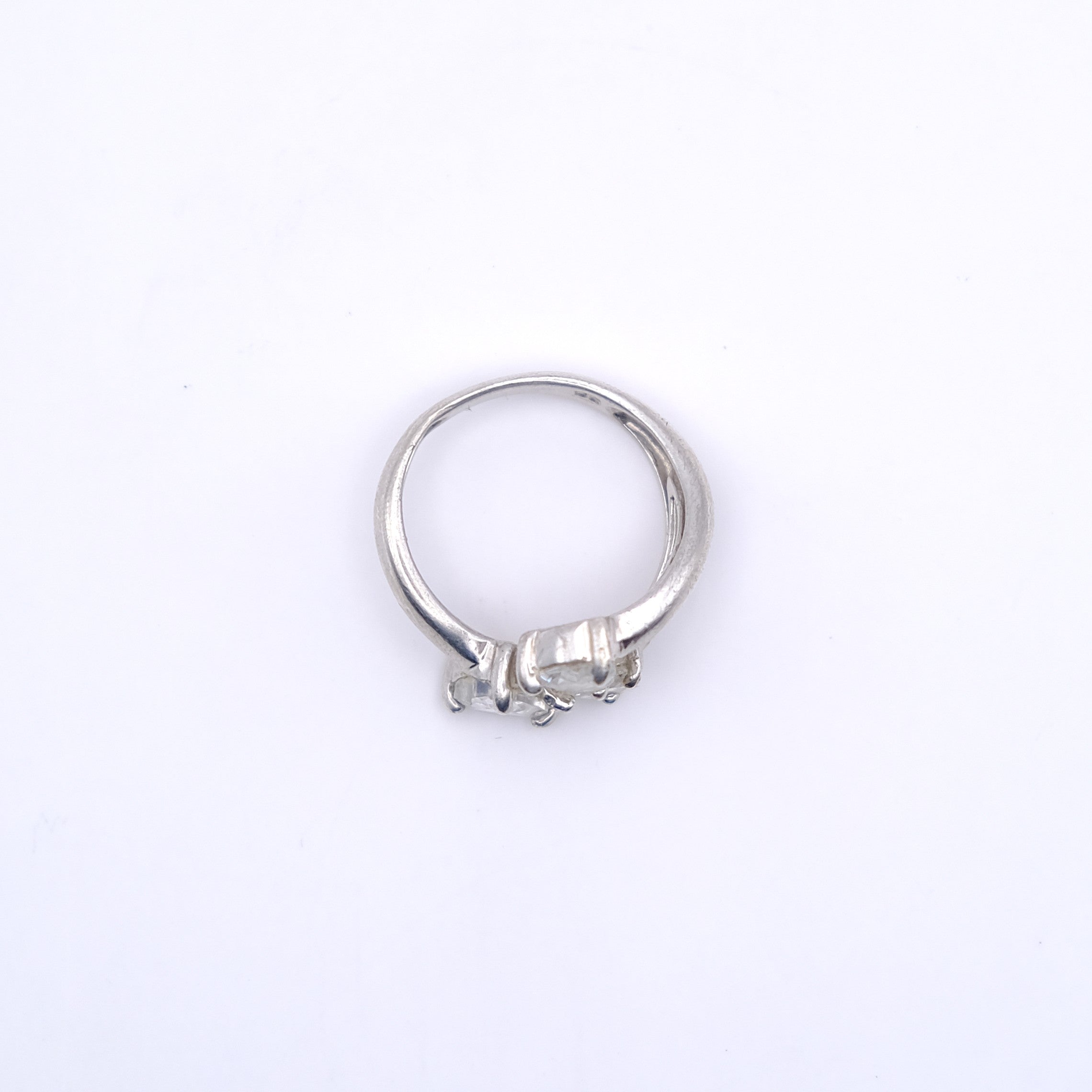 Bague Cœur strass 1990's