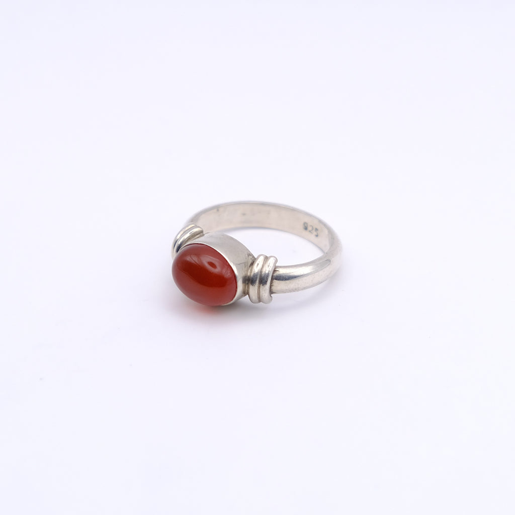 Bague Ambre 1980's