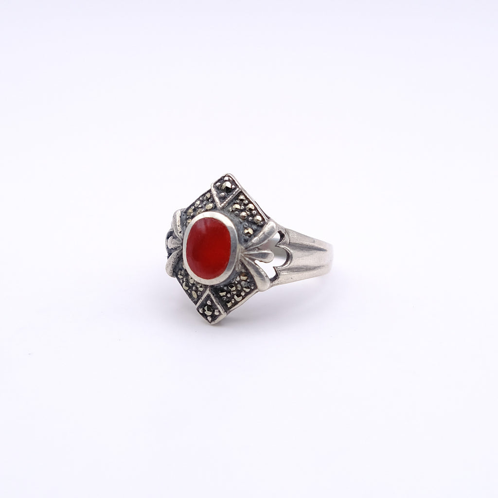 Bague Ambre 1950's