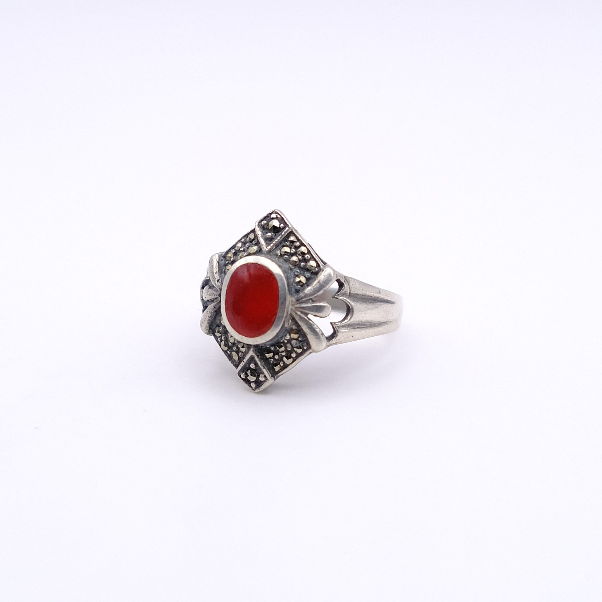 Bague Ambre 1950's