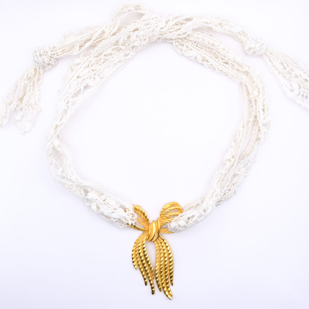 Collier Lace & Bow