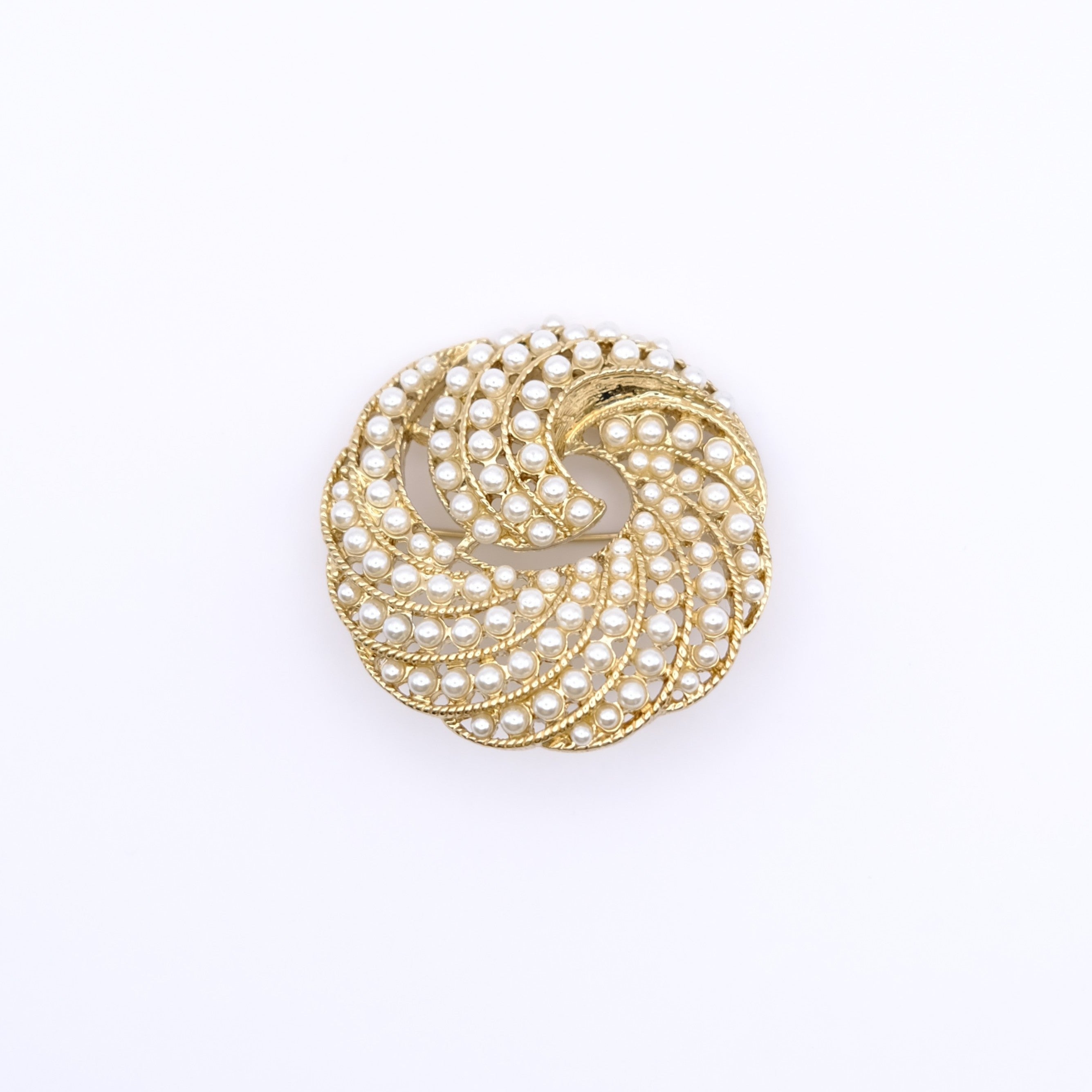 Broche Pearl Spiral