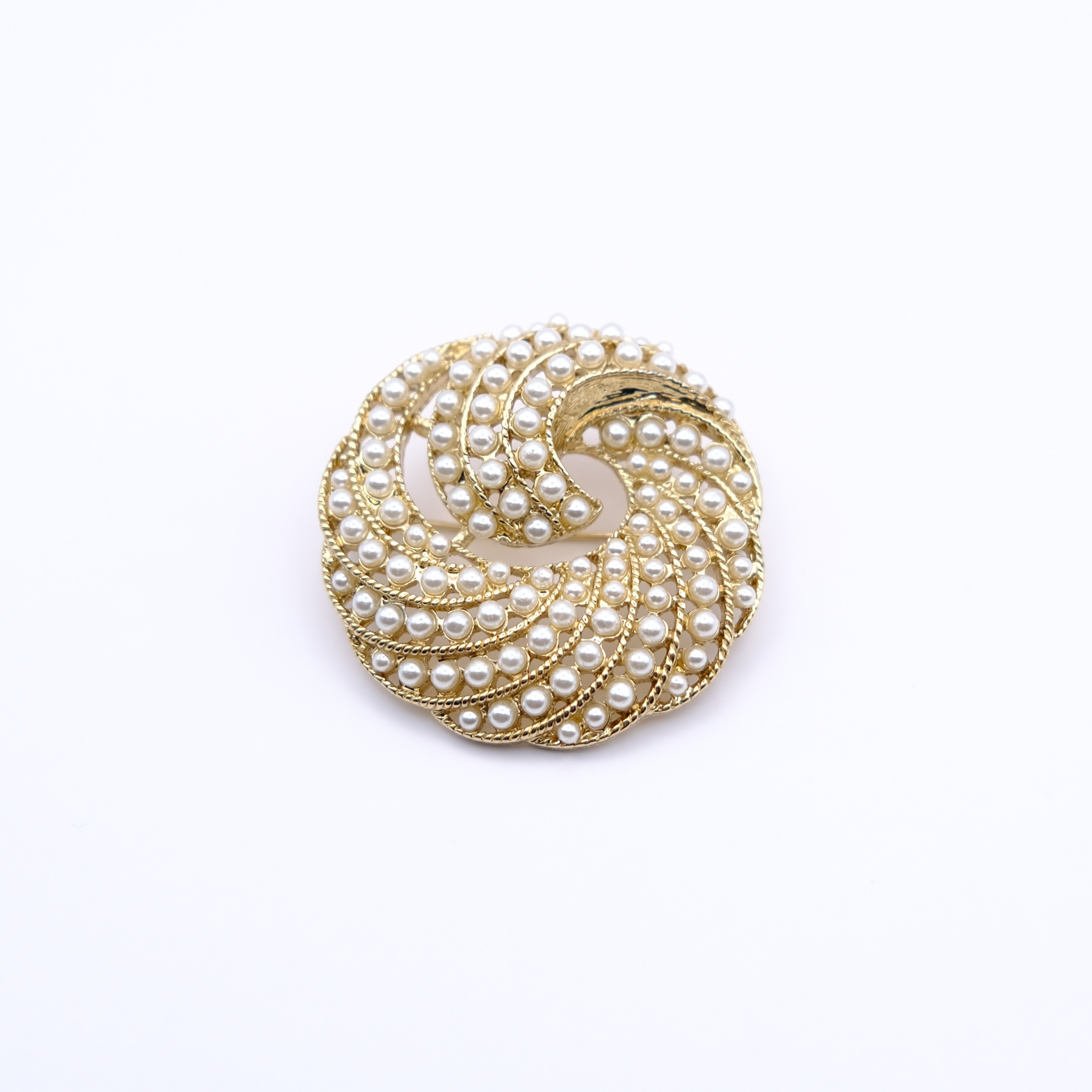 Broche Pearl Spiral