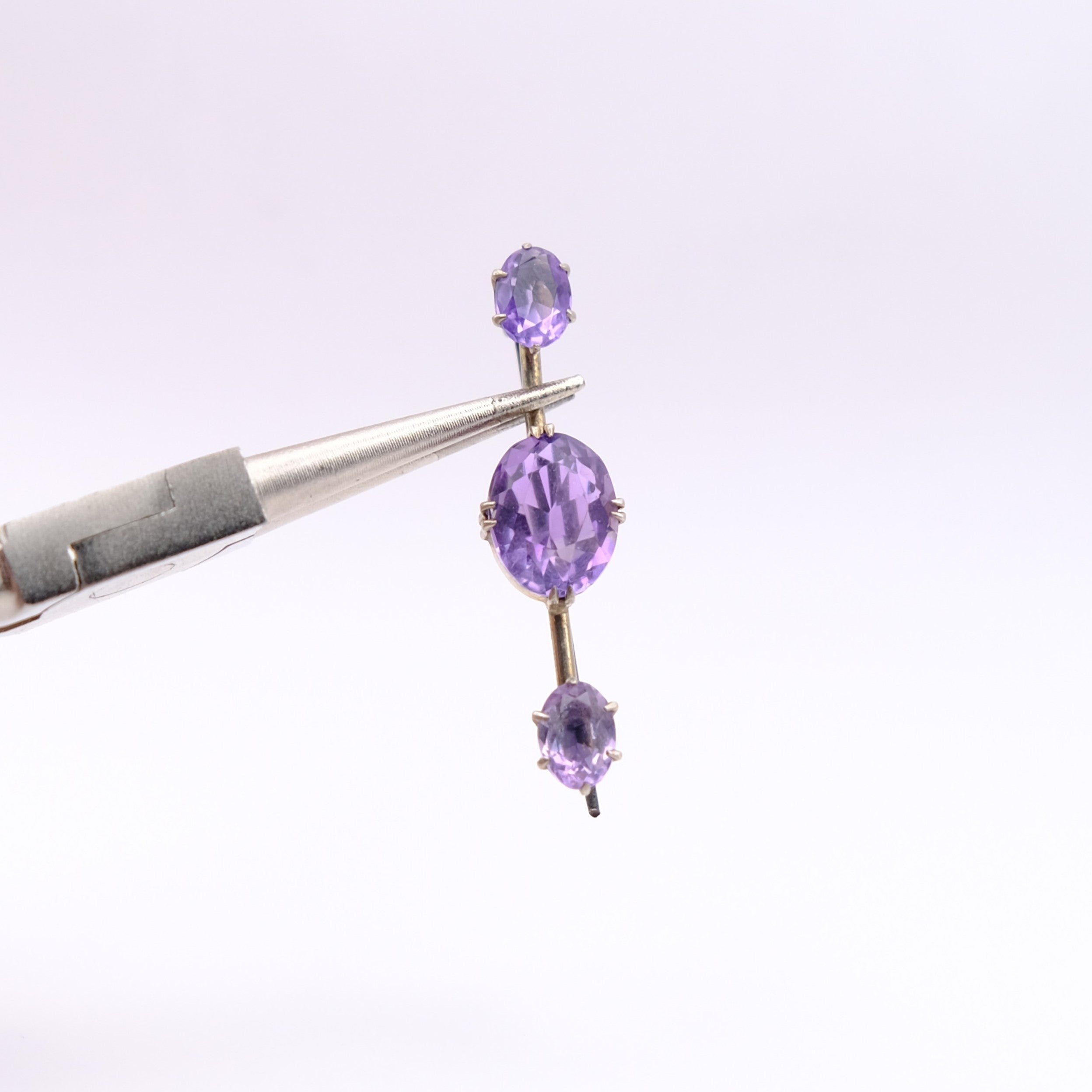 Broche Amethyst 1940's