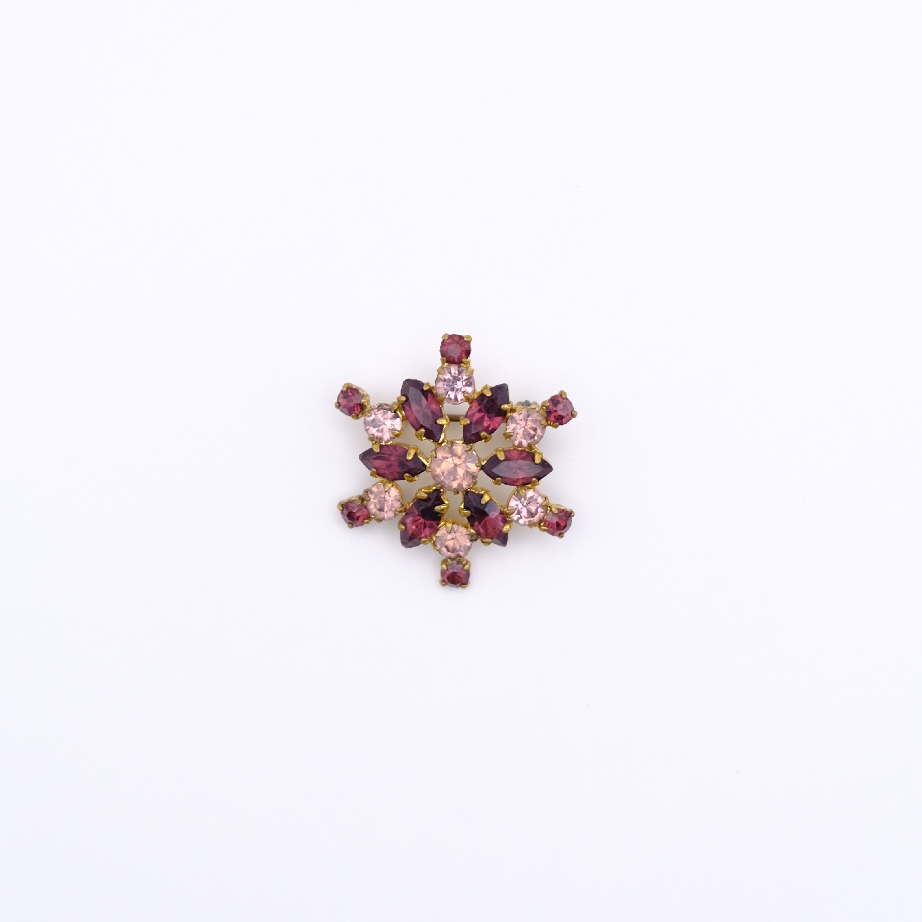 Broche Purple Strass
