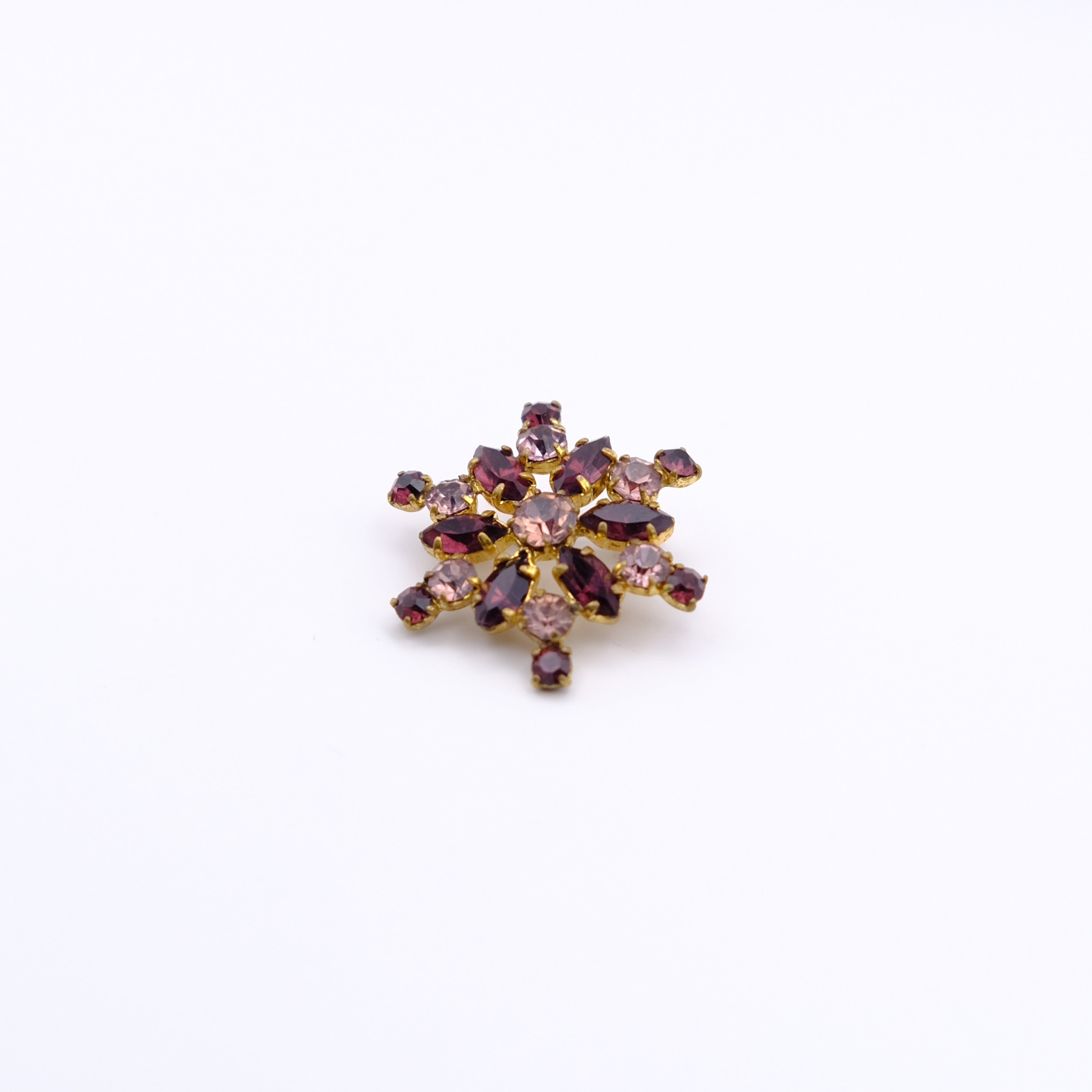 Broche Purple Strass