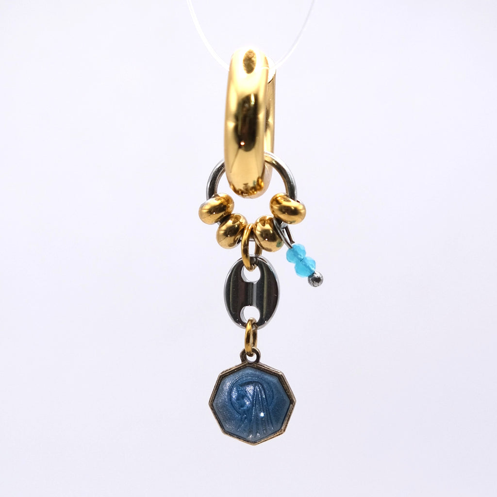 Mono boucle Blue Religious