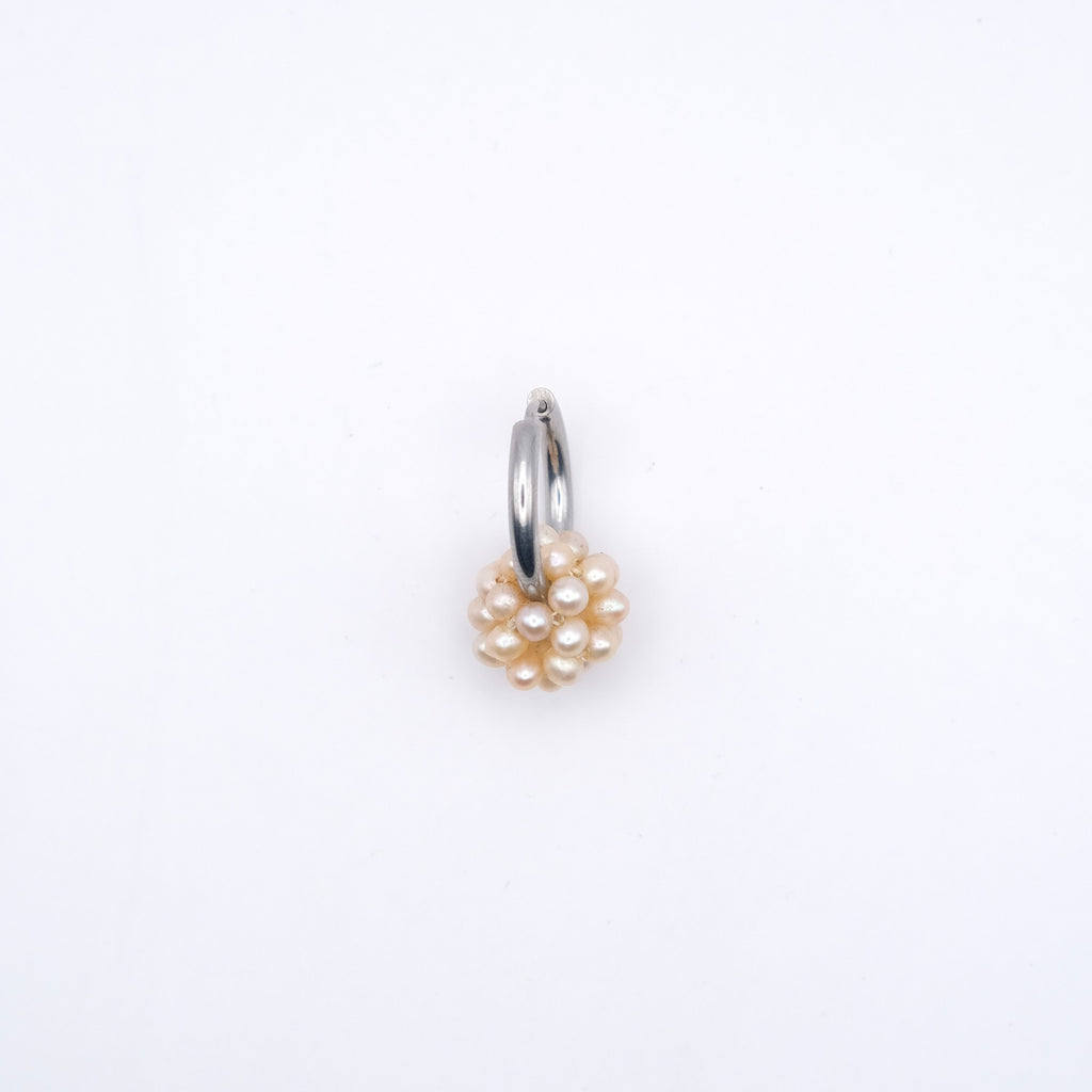 Mono boucle Flower Pearl