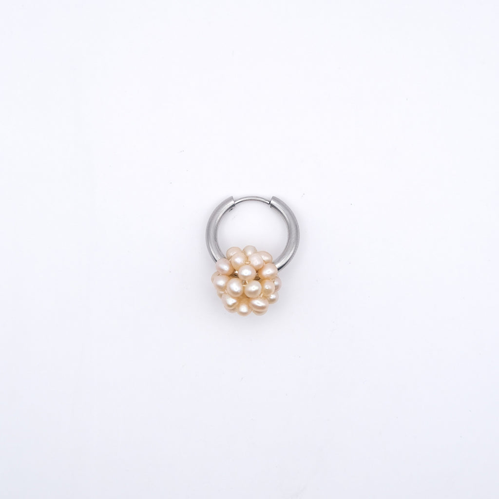 Mono boucle Flower Pearl