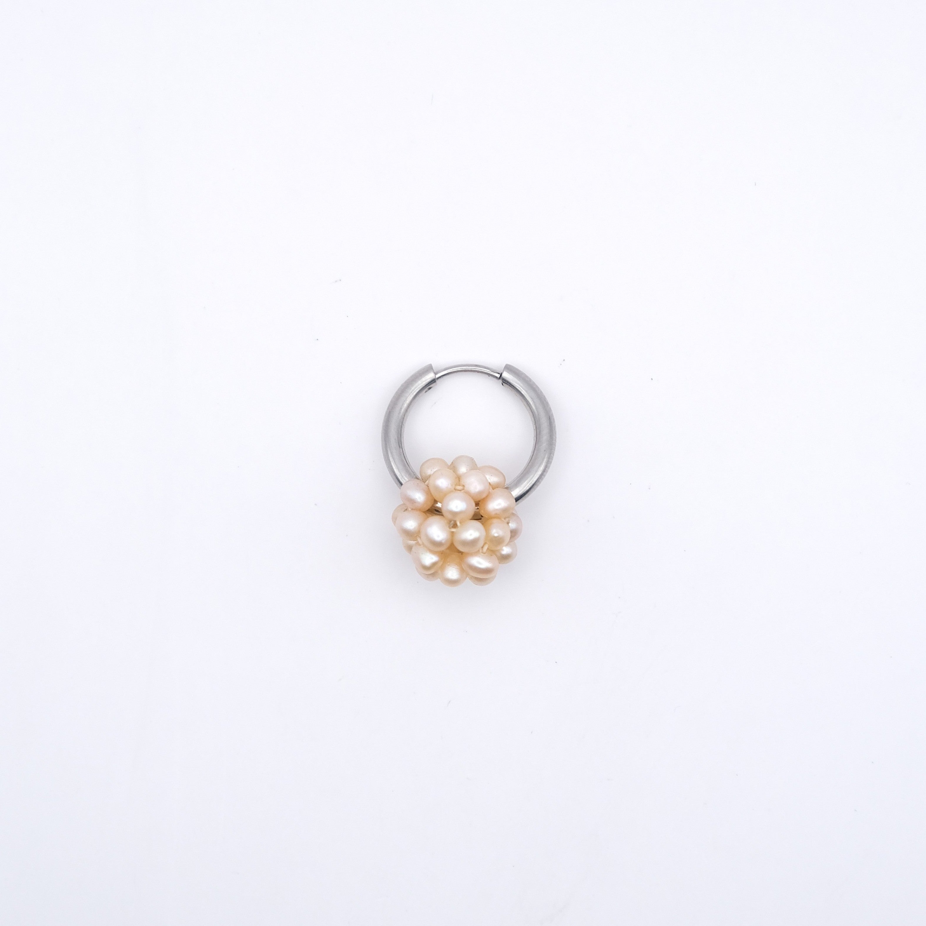 Mono boucle Flower Pearl