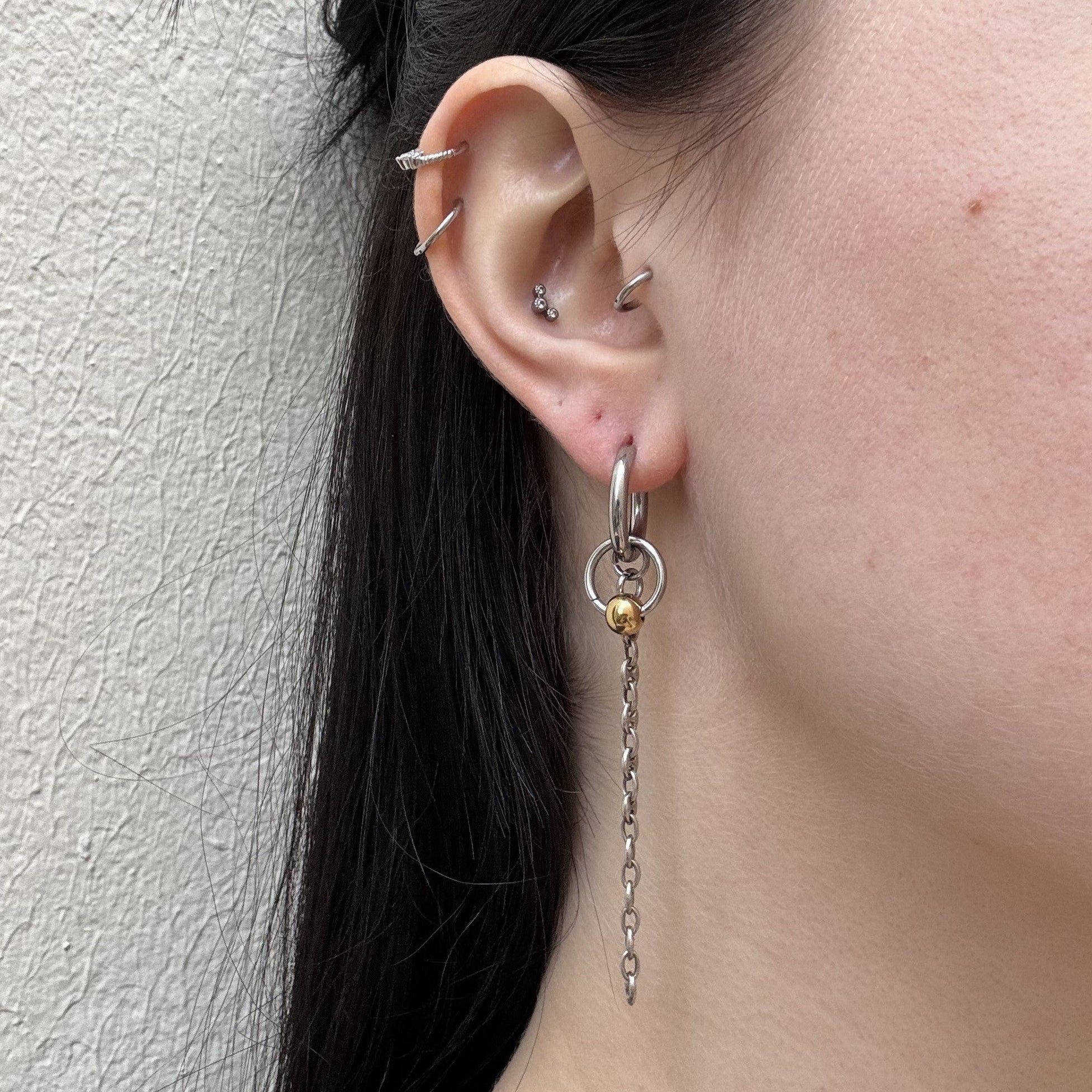 Mono boucle Gold Piercing