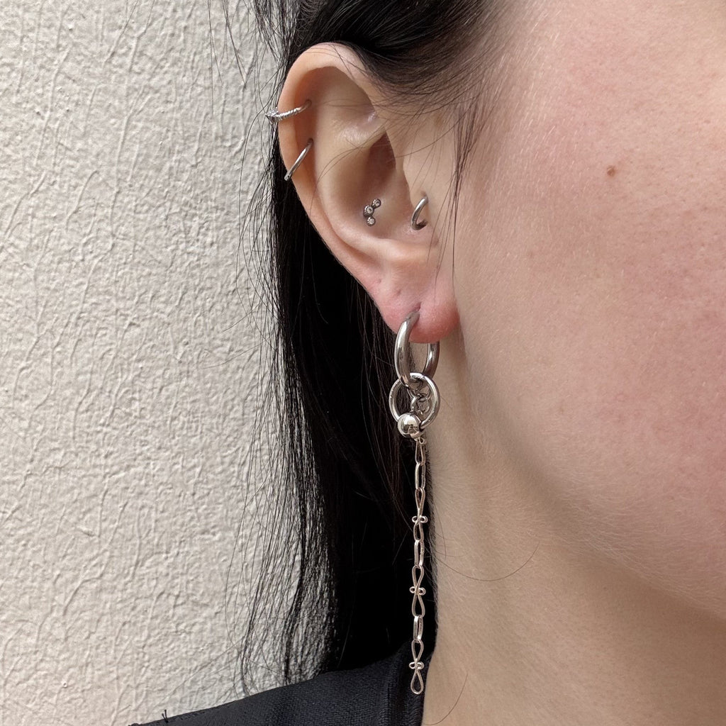 Mono boucle Silver Piercing