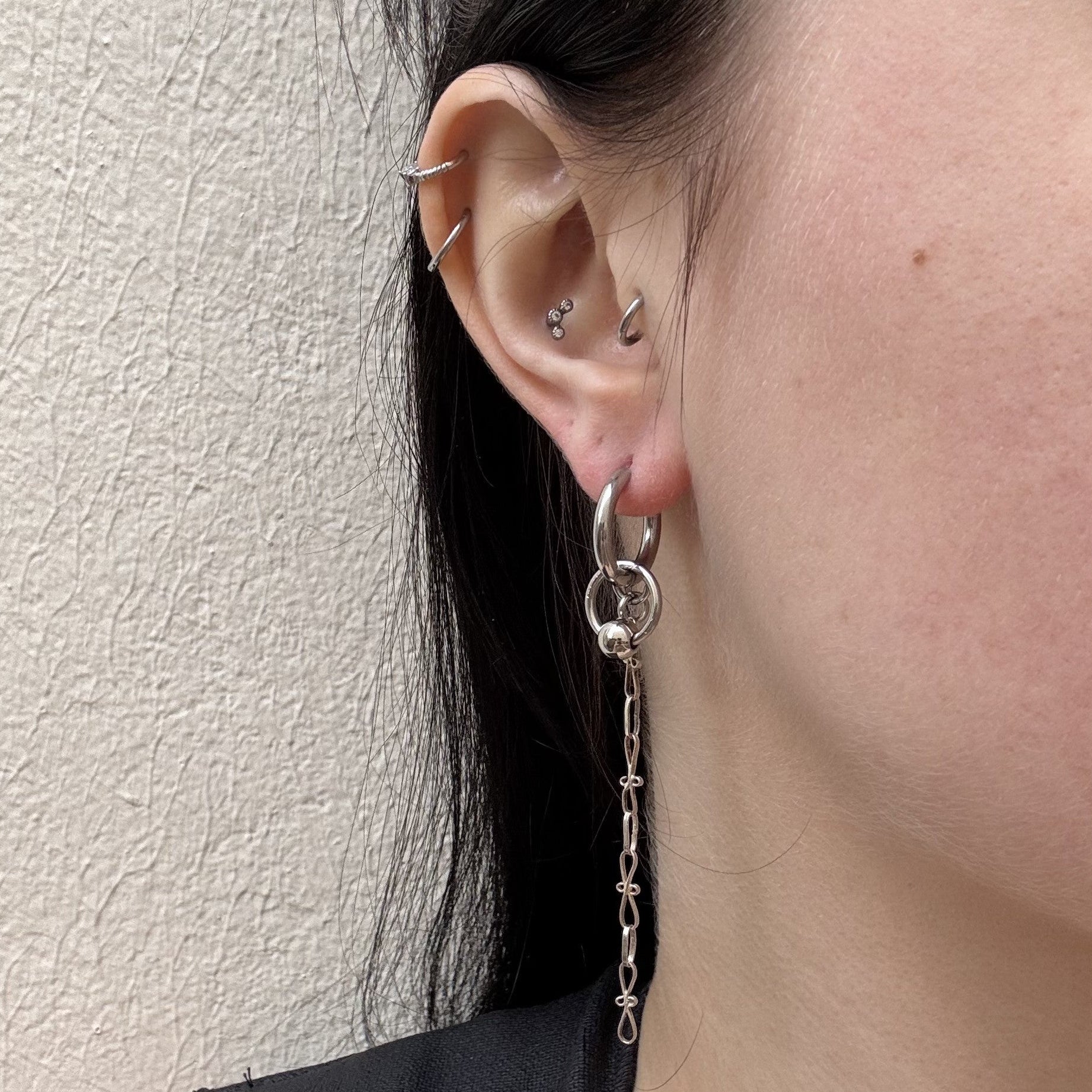 Mono boucle Silver Piercing