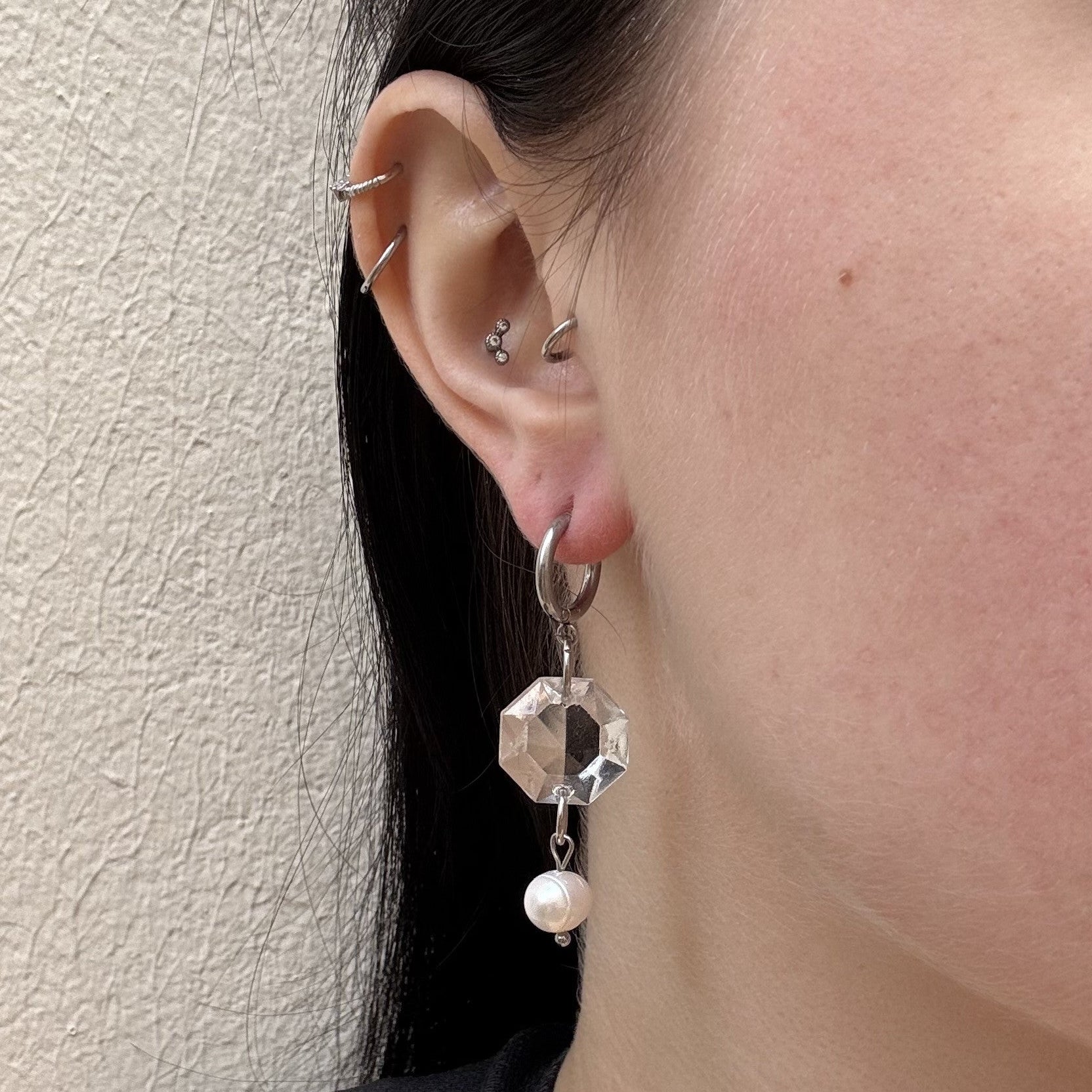 Mono boucle Mini Cristal