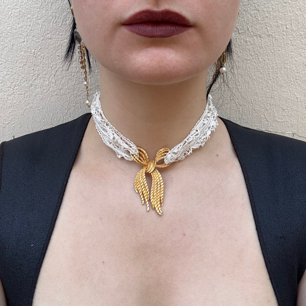Collier Lace & Bow
