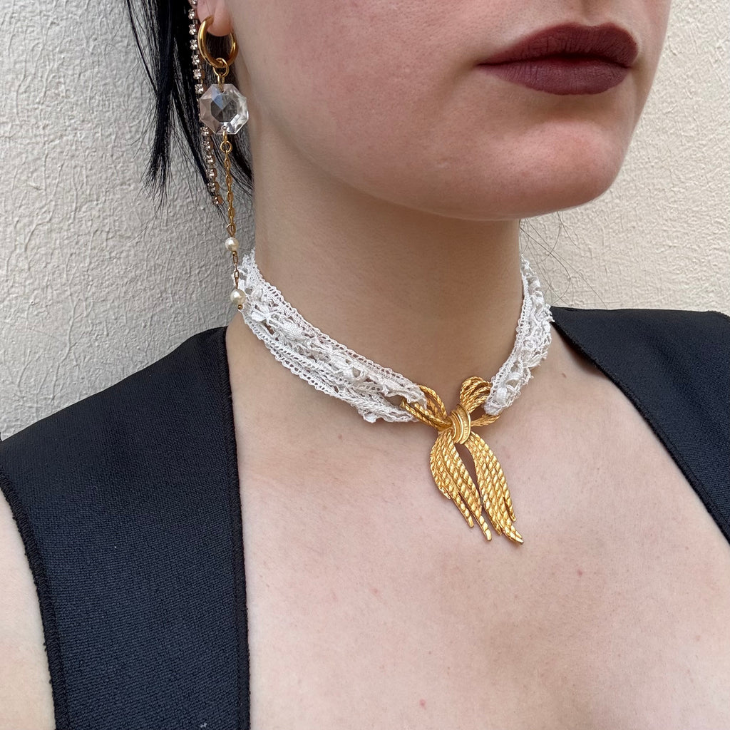 Collier Lace & Bow