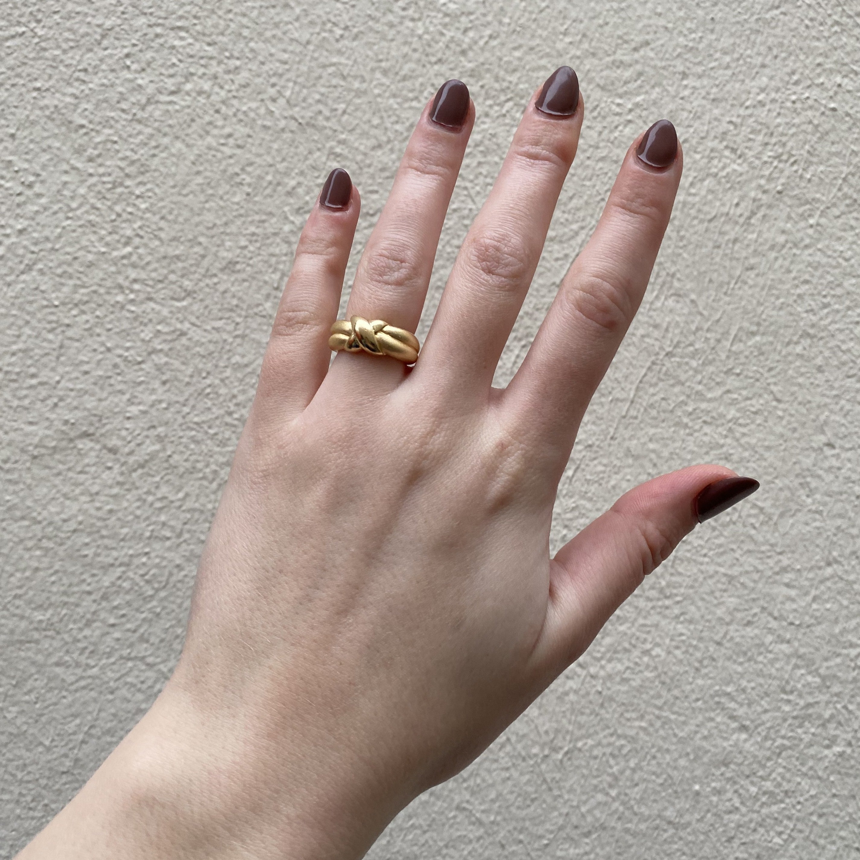 Bague Plaqué or 1990's