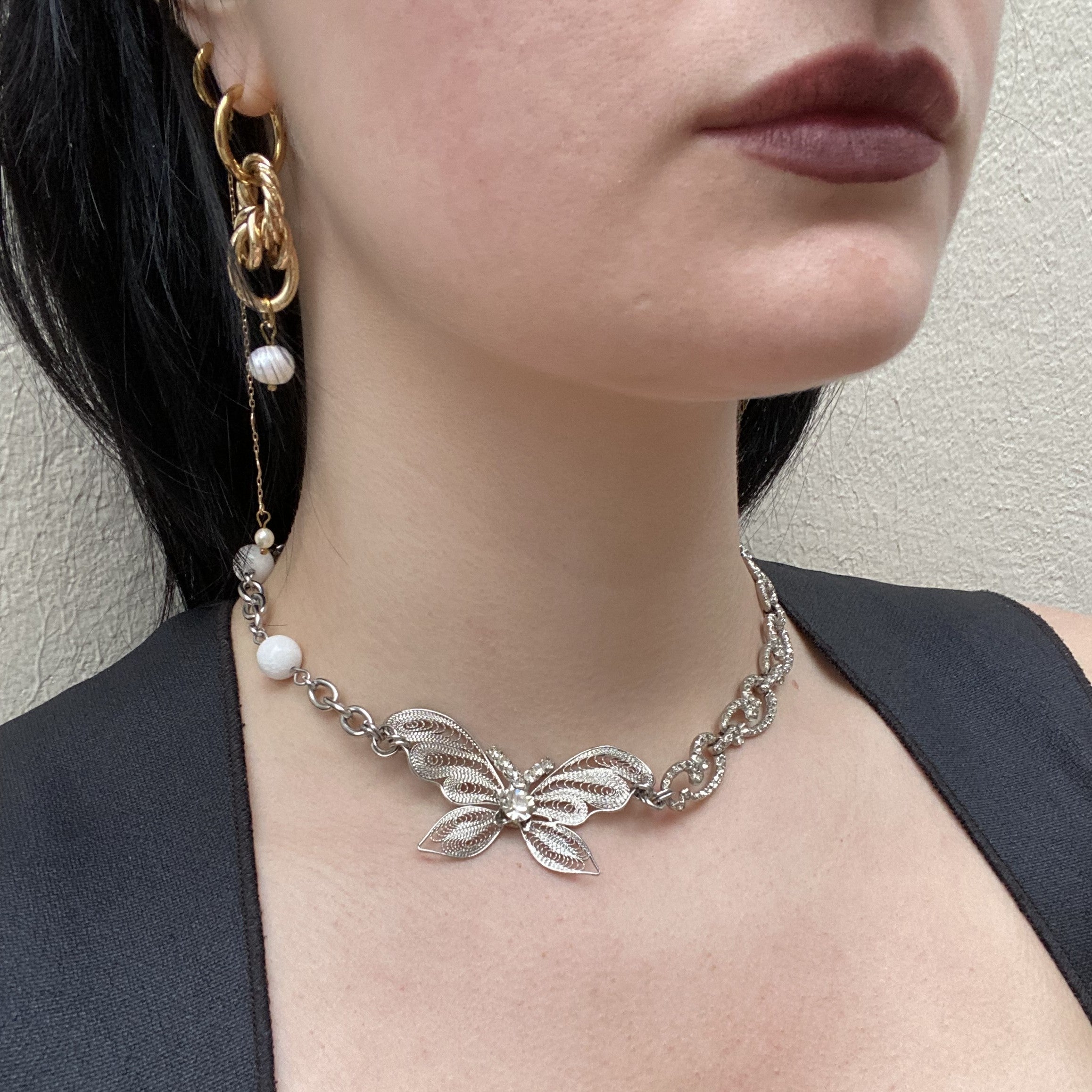 Collier Maxi Strass - modulable